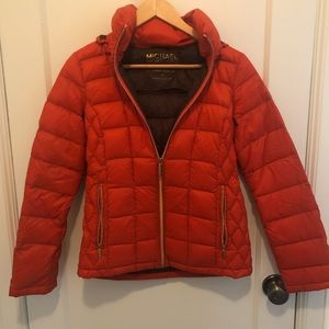 Down packable Michael Kors coat